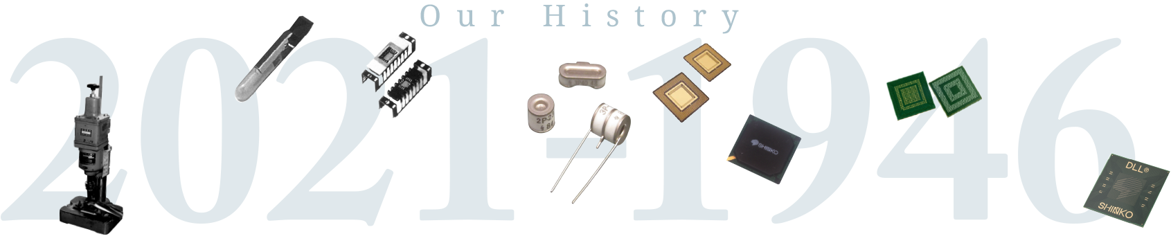 history of SHINKO ELECTRIC INDUSTRIES 1946-2020