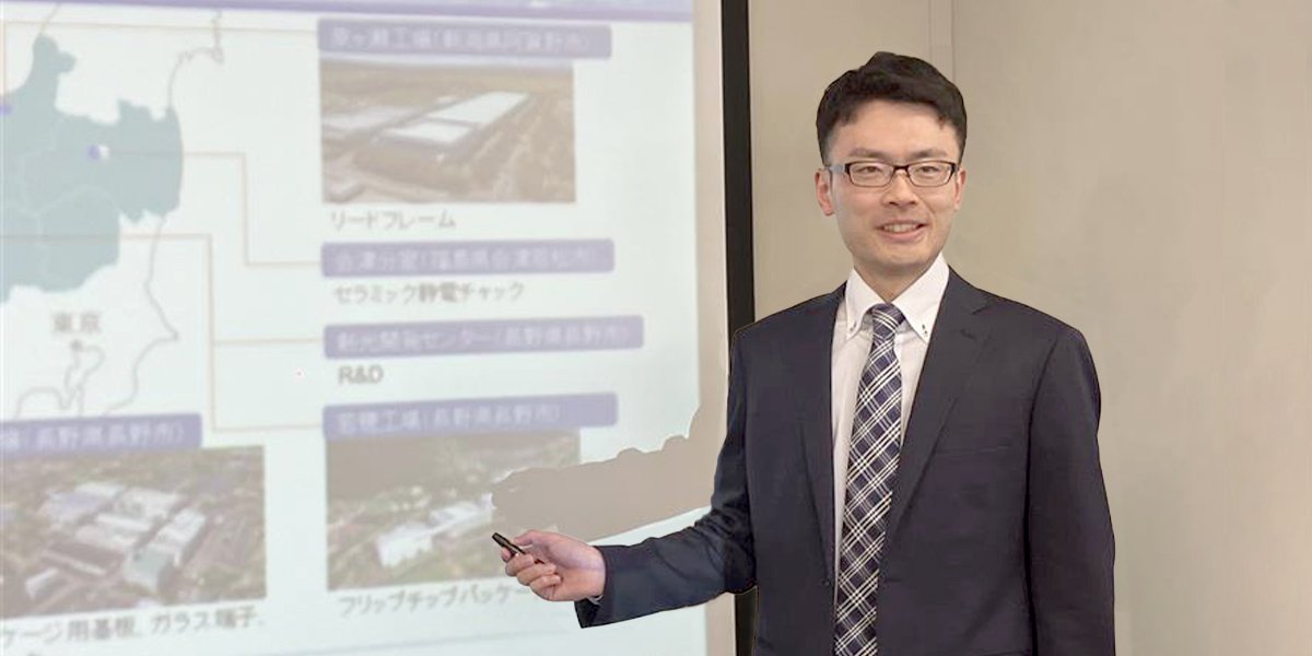 写真：営業部門 国内営業 K.K.