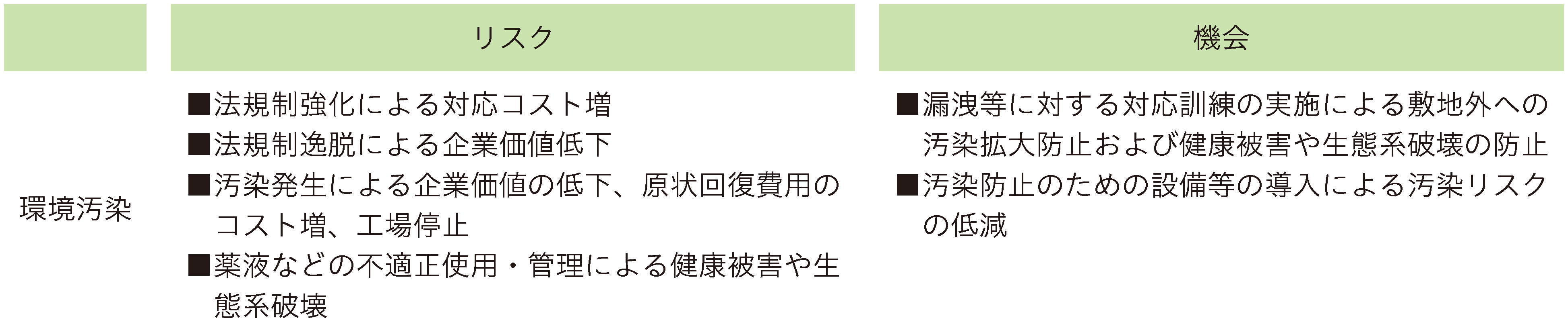 環境汚染に関する主なリスクと機会.png